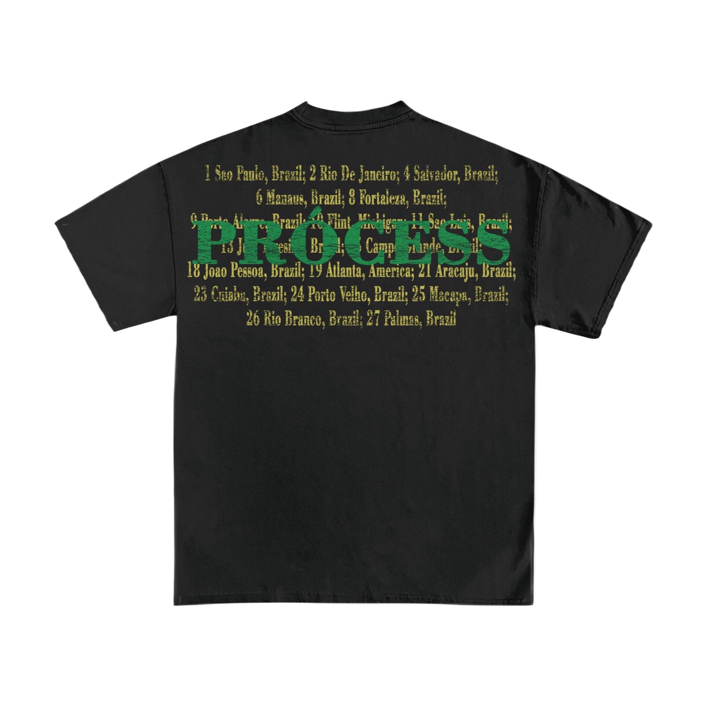 Oversized Black Brazil Tee
