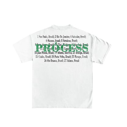 Oversized White Brazil Tee